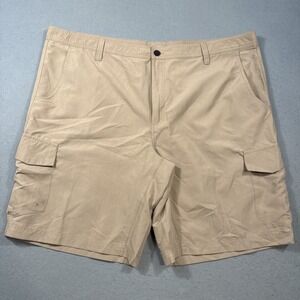 Men's 44 TAN Magellan Outdoors Water Repellent Hybrid Cargo Shorts